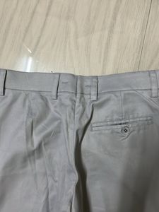 Grey Cropped Trousers