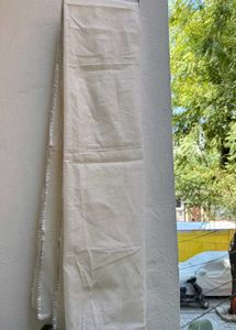 Elegant Dupatta with Silver Trim