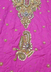 Embroidered Pink Kurti