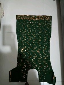 Green Embellished Garara Suit