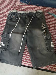 Blue Denim Shorts