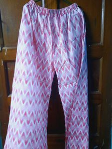 Pink Chevron Palazzo Pants