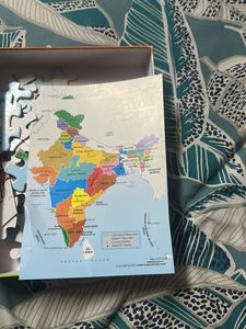 Dolly Plastic India Map Puzzle