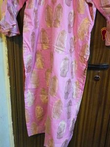 Pink Kurta Set with Pants