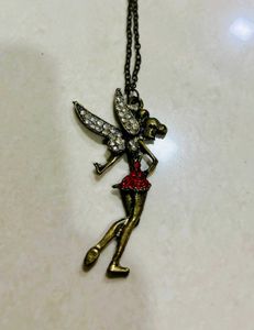Fairy Pendant Necklace with Free Earrings