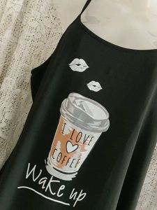 SHEIN Cute Coffee Print Nightgown