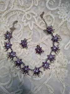 Floral Necklace & Earring Set