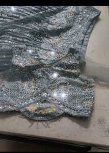 Embellished Mirror Work Blouse
