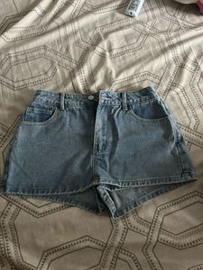 Light Wash Denim Shorts