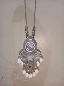 Boho Peacock Necklace
