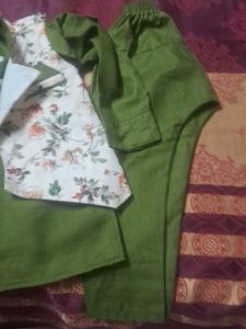 kids Ethnic Jacket with Floral Print