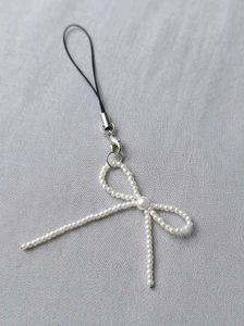 Pearl Bow phone Charm / keychain