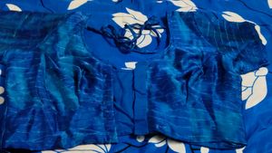 Vibrant Blue Ethnic Blouse