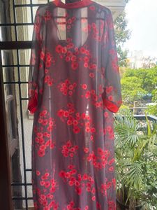 Luxury Loungewear with Floral Robe