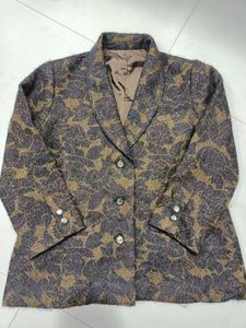 Stylish Floral Women's Blazer, Jacket