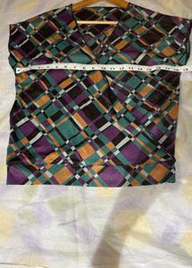 Beautiful Multi Colour  Wrap Top