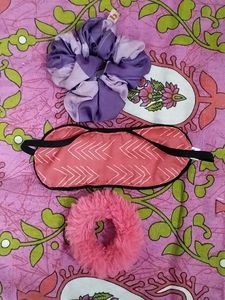 Scrunchie and Eye Mask Set