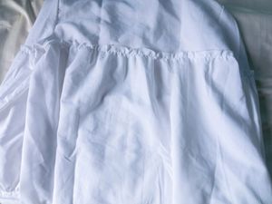 Korean style trendy tunic a3 white
