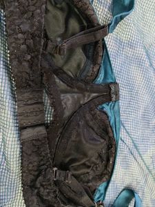 Lace Bra with Satin Straps