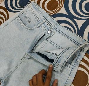 Light Wash Wide Leg Jeans Unisex