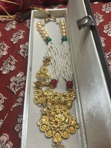 Traditional Gold Plated Necklace Set