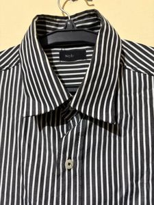 Men's Striped Button-Up Shirt