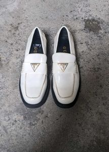 White Guess luxury Loafers