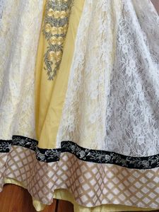 Beautiful Yellow anarkali suit