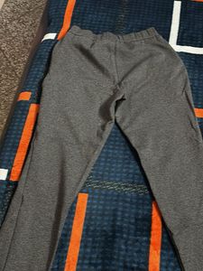 Gray Casual Pants