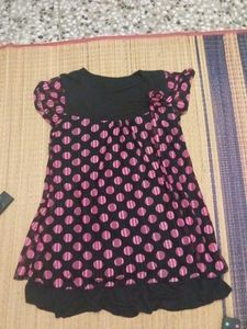 Polka Dot Babydoll Dress for women