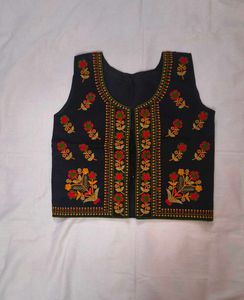 Embroidered handmade navratri black jacket