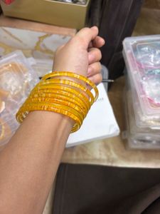Honey Tiger-Stripe Glass-Look Stack