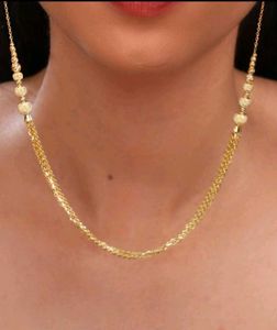 golden fancy necklace