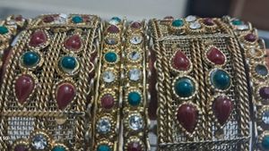 Intricate Embellished Bangle