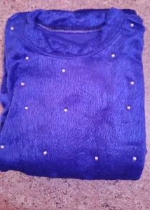 Woollen Kurta Plazo Set