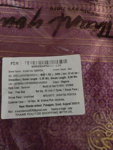 kanjivaram silk woven saree new with tag