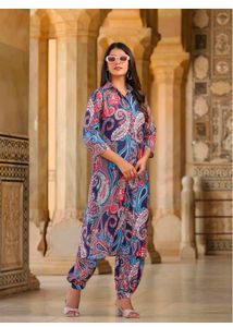 Vibrant Paisley Print Kurta