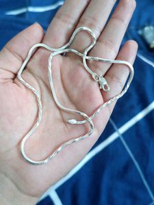 price drop 📉 Real Silver Double Design Chain