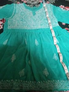 Chikankari Embroidered Dress