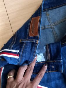 Bradstreet 39 Size Jeans With Side Strap Lines