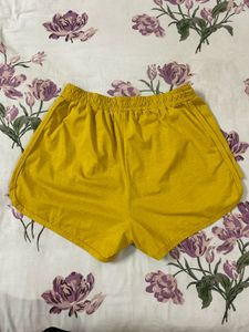 Comfortable Yellow Athletic Shorts