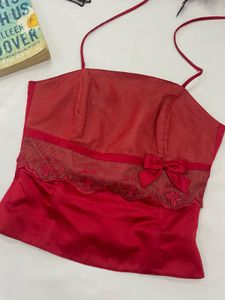 Red Corset Top