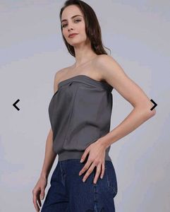 Stylish Grey Tube Top