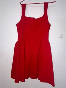 Savana Red Dress - Short dres