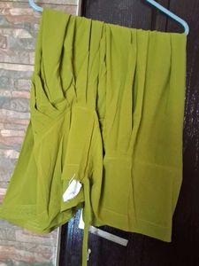 Green Embroidered Kurta Salwar Dupatta set