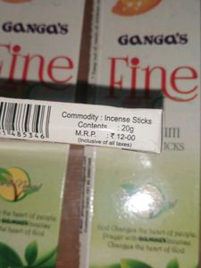 AGARBATTI INCENSE STICKS