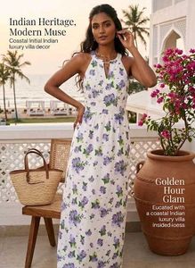 Mast & Harbour White Maxi Dress