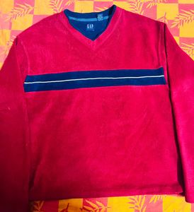 GAP Red Velvet Sweater(Sweat shirt)