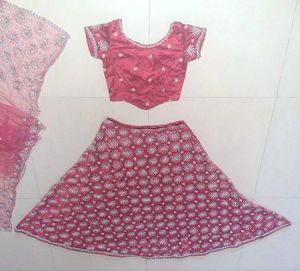 ❤ One-Of-A-Kind Handcrafted Designer Lehenga 3 Set