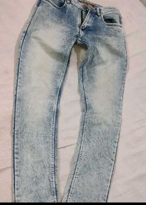 Acid Wash Denim Jeans